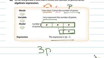 6.4 Algebra - Write Expressions Part 2 (two-step)