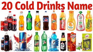 20 Cold Drinks Names In India Coca Cola Pepsi Sprite Fanta Kids Learning Video