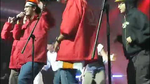 Large Hadron Rap live at LHCfest