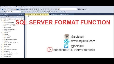 Format Function in SQL Server