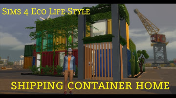 The Sims 4 | Shipping Container Home | Speed Build