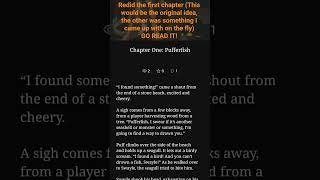 Rewrite of the first chapter GO READ IT #swaylemc #pufferfish