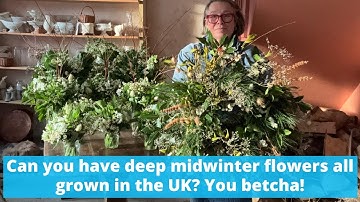 Can you have deep midwinter flowers all grown in the UK? You betcha!