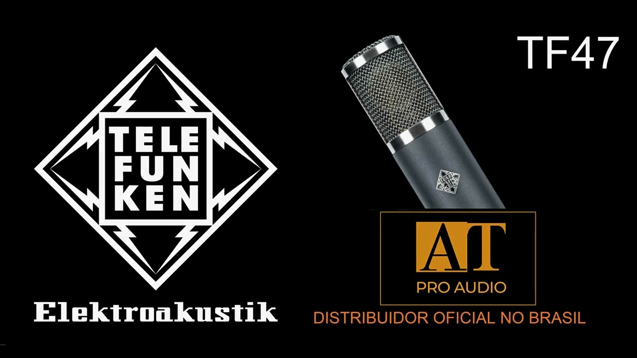 MICROFONE VALVULADO TELEFUNKEN TF47 - AT PROAUDIO