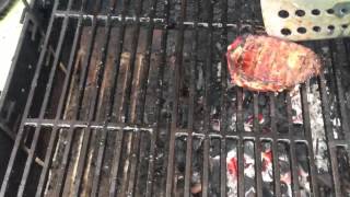Within this video i'm grilling a couple of six ounce sirloin steaks
that i purchased from kansas city steak. they taste great and also
have zero inedible bit...