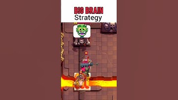 Big brain strategy 🧠 ⚔ #clashroyale