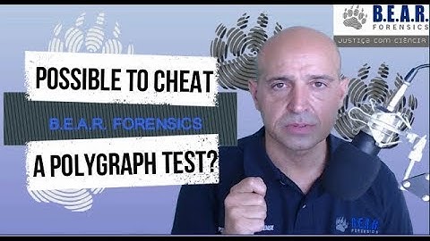 Is it possible to cheat the polygraph? Psychopath, cold, trained person can beat the lie detector?