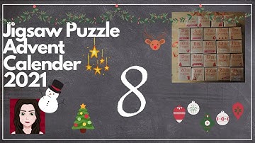 🧩 Jigsaw Puzzle Advent Calendar 2021 – Day 8 | Cozy Holiday Timelapse 🎄