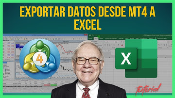 Exportar datos METATRADER 4 (MT4)  en tiempo real a EXCEL