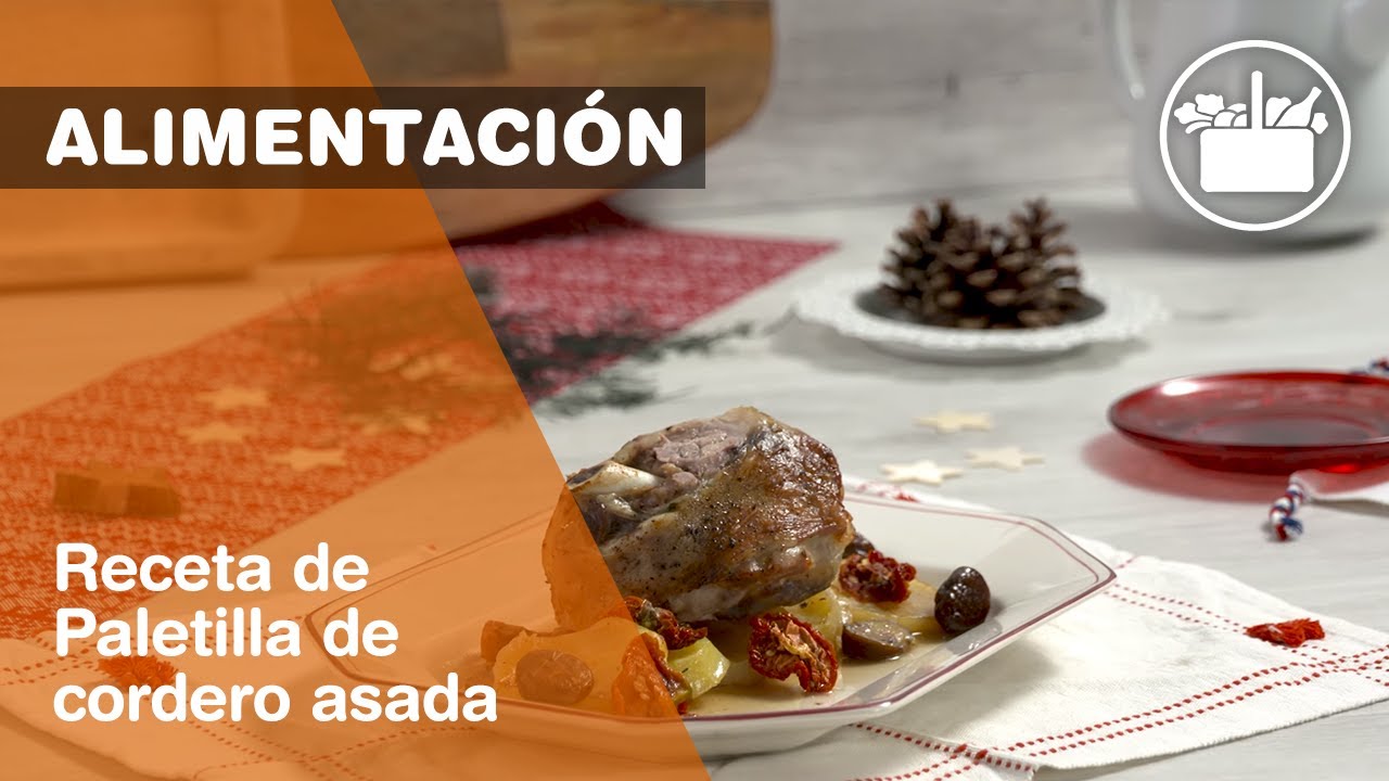 Receta de Paletilla de cordero asada con patatas y castañas - YouTube