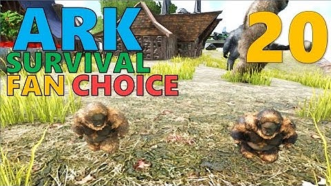 [20] ADORABLE BABY GIGANTOPITHECUS!!! (ARK Survival Fan Choice)