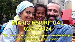 DIÁRIO ESPIRITUAL MISSÃO BELÉM - 02/05/2024 - Jo 15,9-12