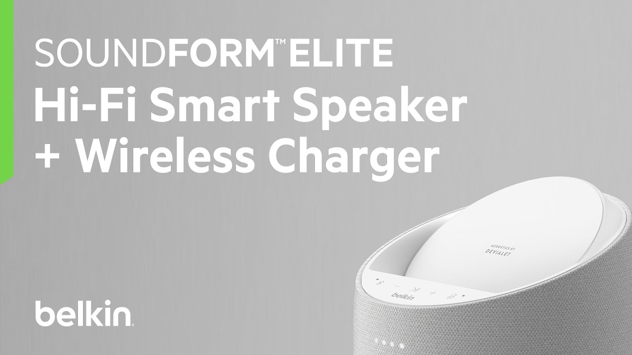 Смарт спикер Belkin + беспроводная зарядка Devialet Soundform