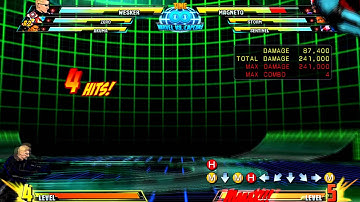 MvC3 Wesker - High Damage Combos