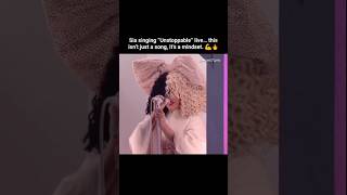 Sia – Unstoppable Live Performance 🔥 (Powerful Vocals) #sia #unstoppable #shorts #vocals #trending