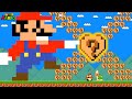 When Mario Has 1,000,000 Item Block Hearts in Super Mario Bros!