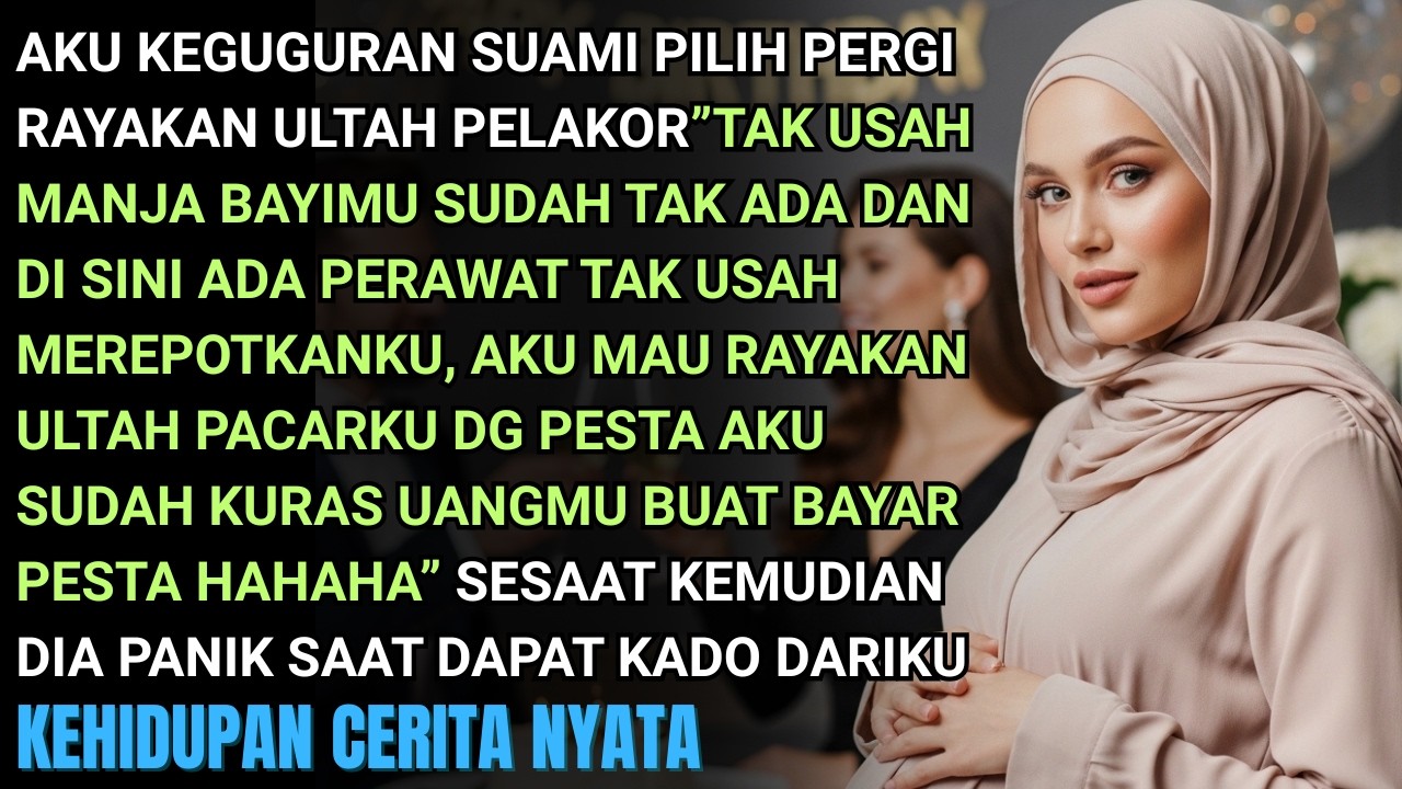 AKU KEGUGURAN SUAMI TOLAK TEMANI MALAH RAYAKAN ULTAH PLAKOR DG PESTA -KUKIRIM KADO BUAT MEREKA PANIK