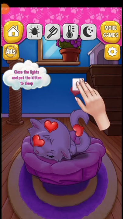 Kitty Kate's Kitten Care gameplay