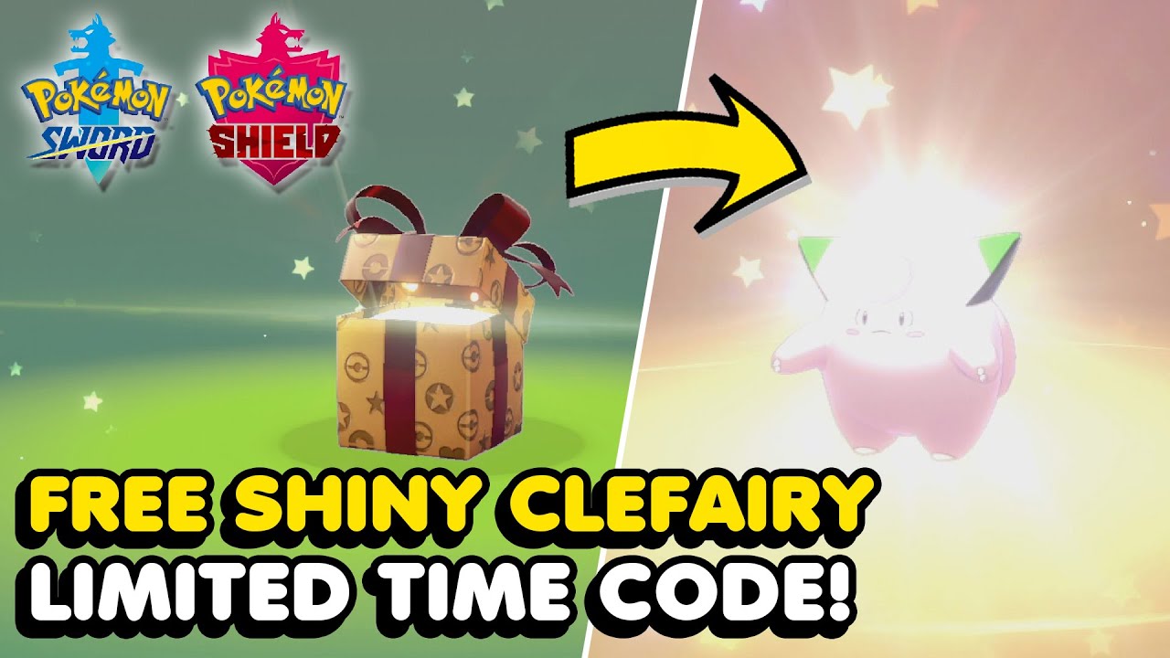 Free Shiny Clefairy Guide – Pokemon Sword and Shield – Limited Time Mystery Gift Code