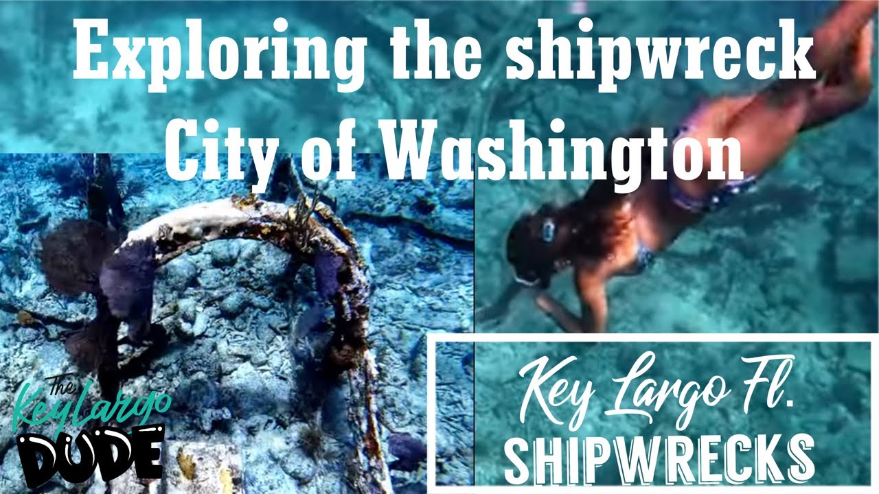 Snorkeling a shipwreck The City of Washington wreck in 2022 Key Largo