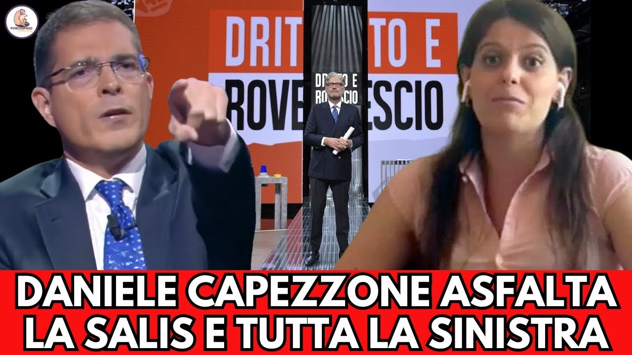 PAOLO DEL DEBBIO: Capezzone asfalta la Salis e la Sinistra in diretta TV a DRITTO E ROVESCIO!