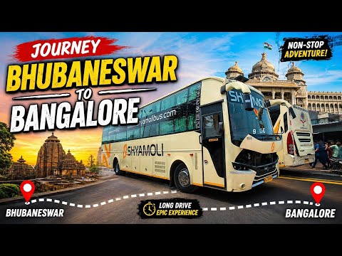Sleeper Bus Journey Bhubaneswar to Bangalore | Worth It or Not? 🤔