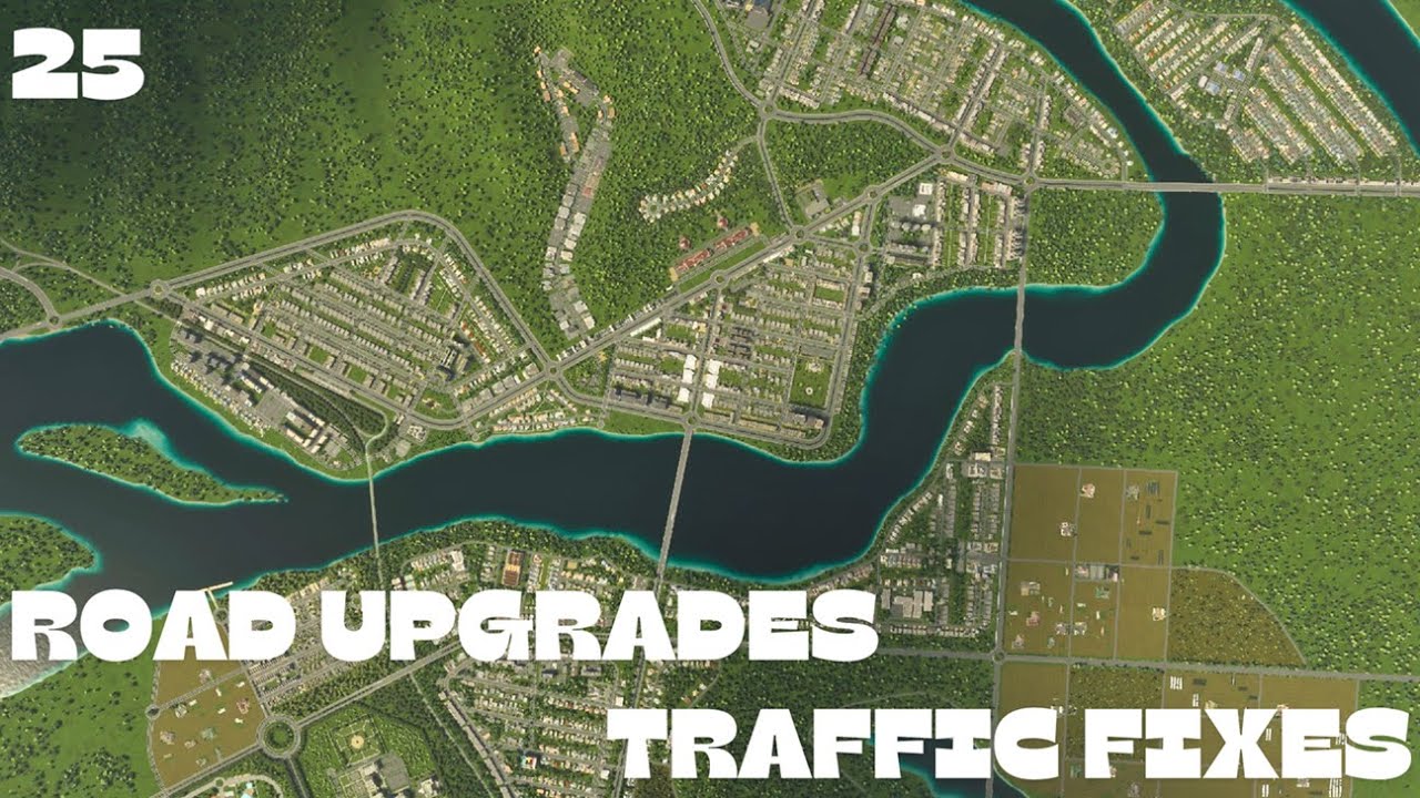 Building Woburn Ep.25 | Road Upgrades & Traffic Fixes – Improving City Flow | Cities: Skylines 2