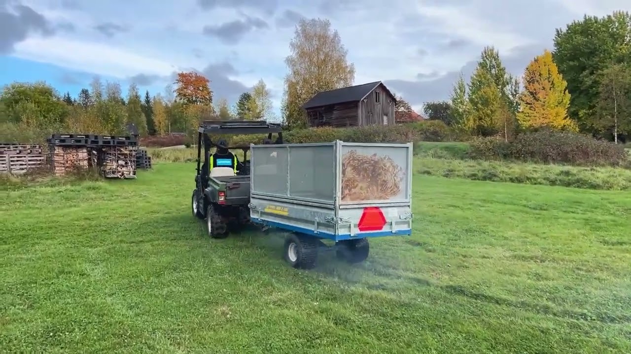 UTV Hisun 500 med gallersläp