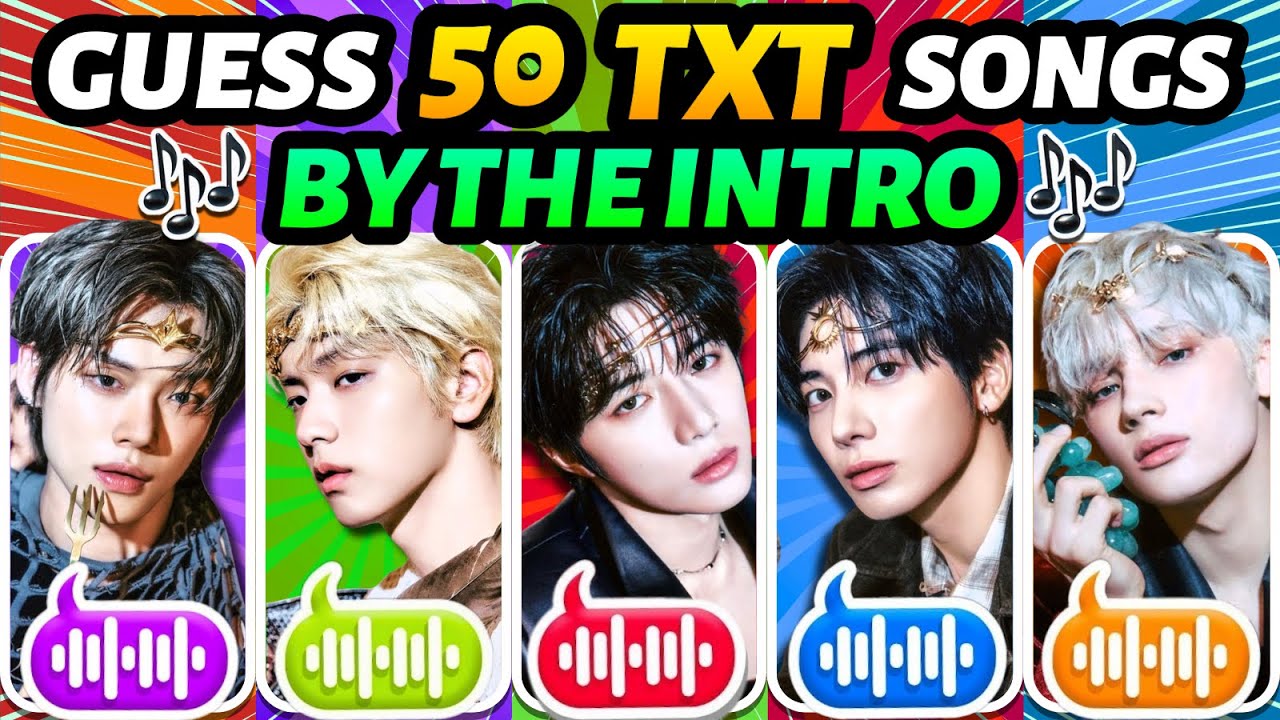 🌟 Guess 50 TXT Songs By The INTRO 🎶 | TXT QUIZ 💛💙
