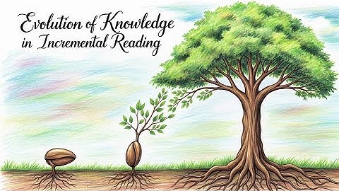 Evolution of Knowledge in Incremental Reading