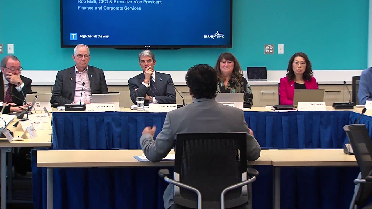 TransLink Open Board Meeting December 6, 2018 (Part 2) YouTube