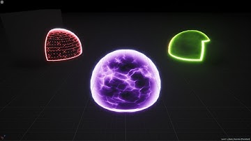 UE4 Force Shields Material Preview - Advanced