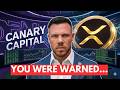 CANARY CAPITAL CEO LEAKS XRP ENDGAME (HUGE NEWS)