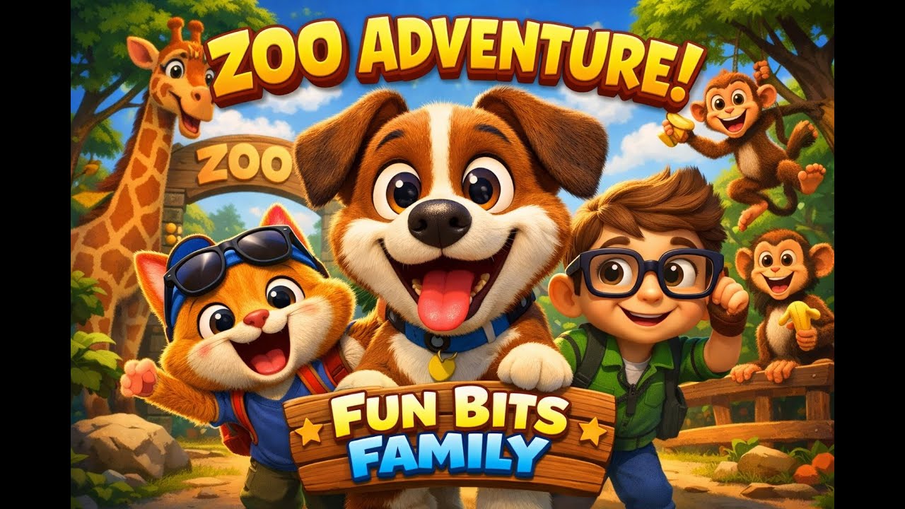 The Wild Zoo Adventure of Cooper’s Family Fun Bits Family 3D Cartoon 