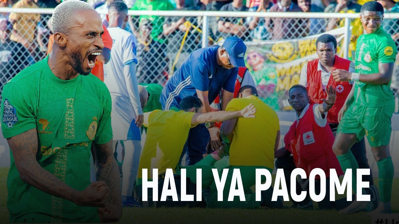 Hali ya Pacome Zouzoua Baada kuechezewa rafu mbaya na mchezaji wa JKT Tanzania..