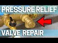 How to replace a pressure relief valve on a well that’s not working on leaking