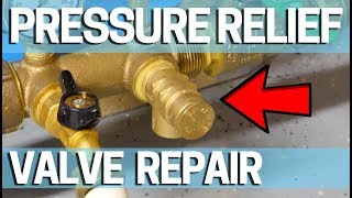 how to replace a leaking pressure relief valve on well water