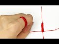 마크라메 매듭반지 만들기│평매듭 DIY Macrame Square Knot Ring