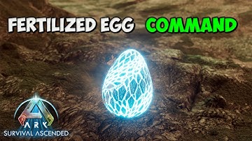 (ASA) How To Spawn ANY Fertilized Egg in ARK Survival Ascended | Easy Summon COMMAND