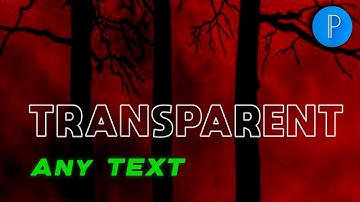 Creative transparent text idea 💡 | Pixellab transparent text tutorial @ViralEditing91
