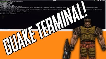 LINUX TIPS - How to install GUAKE (Quake Drop Down Terminal!)