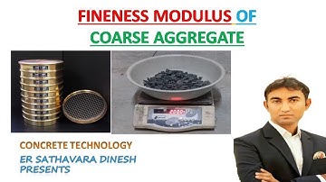Fineness Modulus of Coarse Aggregate / Sieve Analysis
