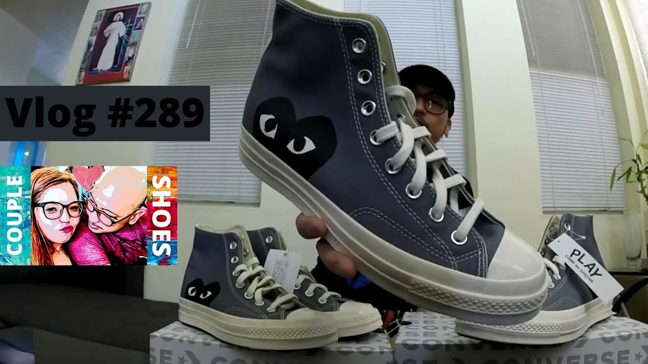 Digitaal Impressionisme Yoghurt Vlog # 289 -Converse Chuck Taylor All-Star 70s Hi Comme des Garcons PLAY  Grey / Thoughts and Review - YouTube