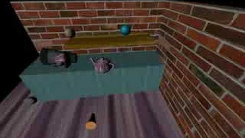 3ds max animation of ball bouncing w close up