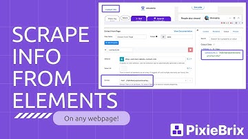 Get attribute values from elements on a page with PixieBrix
