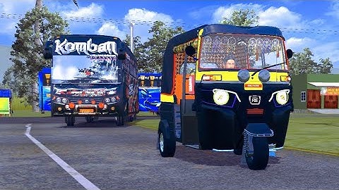 Auto rickshaw Mod In Bus Simulator Indonesia - Rickshaw Games - Auto Games - Tuk Tuk Auto Rickshaw