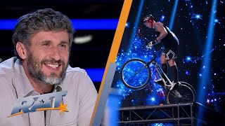 Andrei Burton și Gabi Orban, acrobații cu bicicleta care îți taie răsuflarea | Românii Au Talent S14