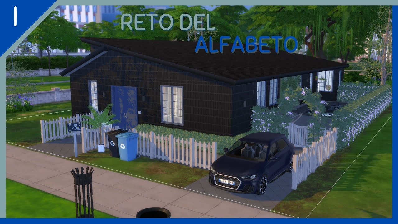 RETO del ALFABETO - CASA con forma de LETRA I - Sims 4