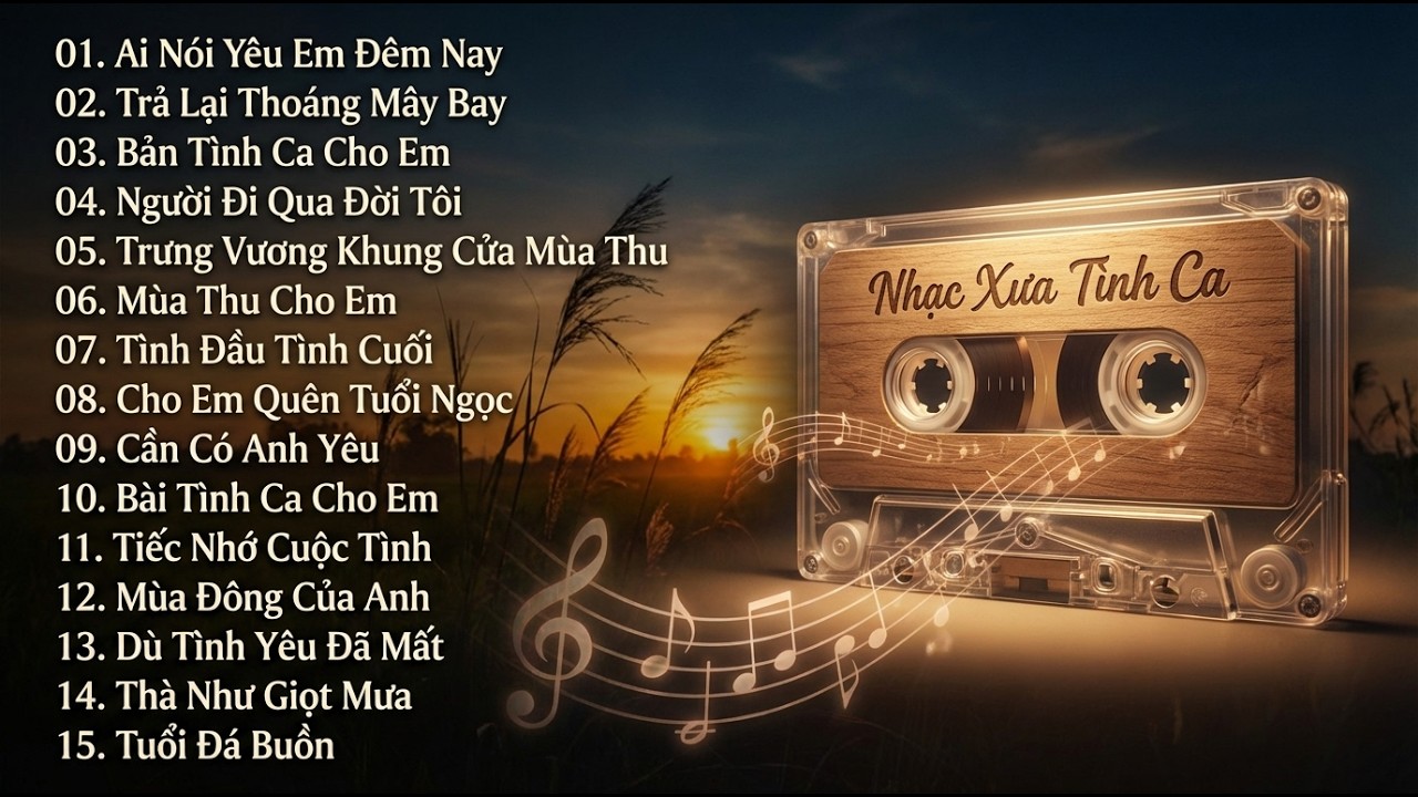 TUYỂN TẬP NHẠC XƯA➤NHẠC XƯA TÌNH CA BẤT HỦ TOÀN BÀI HIẾM ➤ TUYỂN CHỌN TÌNH CA HẢI NGOẠI NGHE LÀ MÊ
