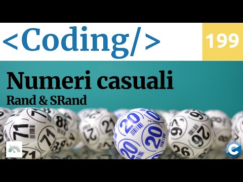 Generare numeri casuali con rand() in un programma in C - Video Coding 199